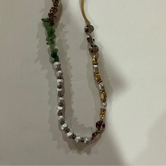 New Directions NWT Mixed Bead Statement Necklace Women's Multicolor Boho Jewelry - Picture 3 of 6